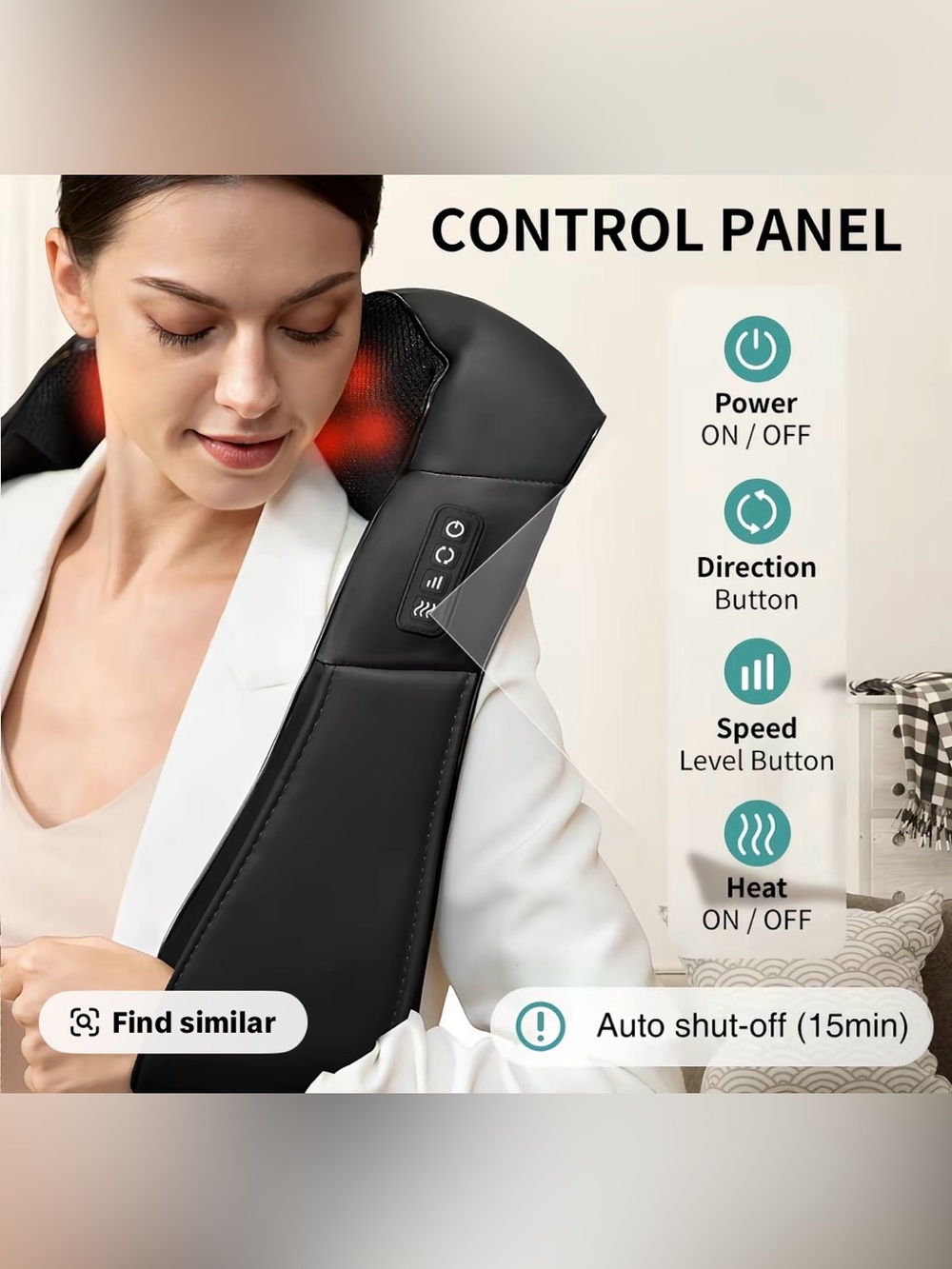 Shiatsu Style Neck and Back Massager